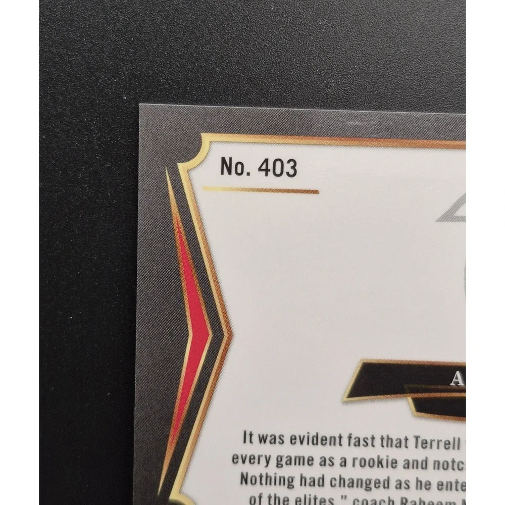 2024 Select A.J. Terrell #403 Field Level Dragon Scale Prizm /70 SP Falcons